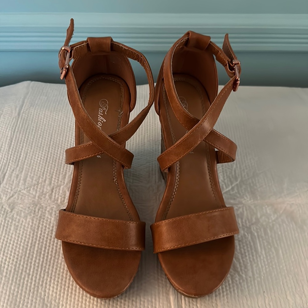 Brown Summer Wedge